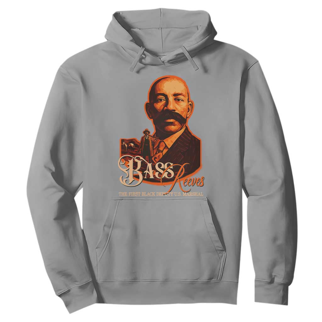 Bass Reeves The First Black Deputy US Marshal Hoodie Western Legend Frontier Lawman Black History