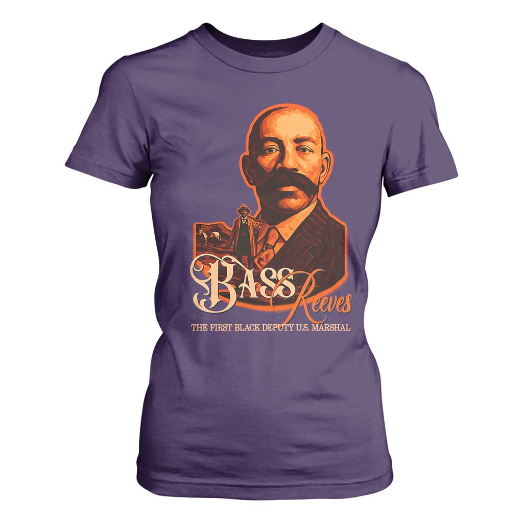 Bass Reeves The First Black Deputy US Marshal T Shirt For Women Western Legend Frontier Lawman Black History