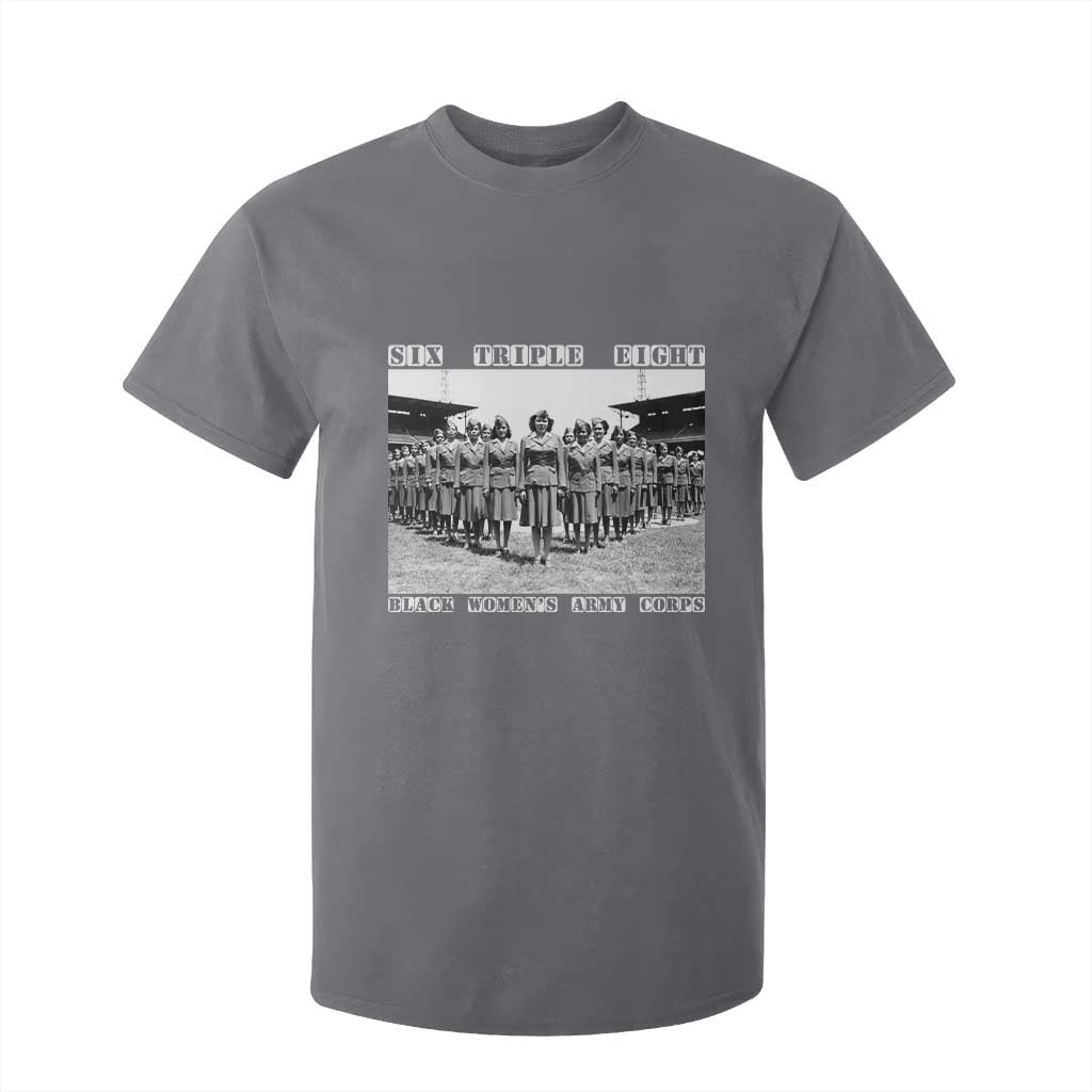 6888th Battalion 6 Triple 8 T Shirt For Kid Black Women's Army Corps