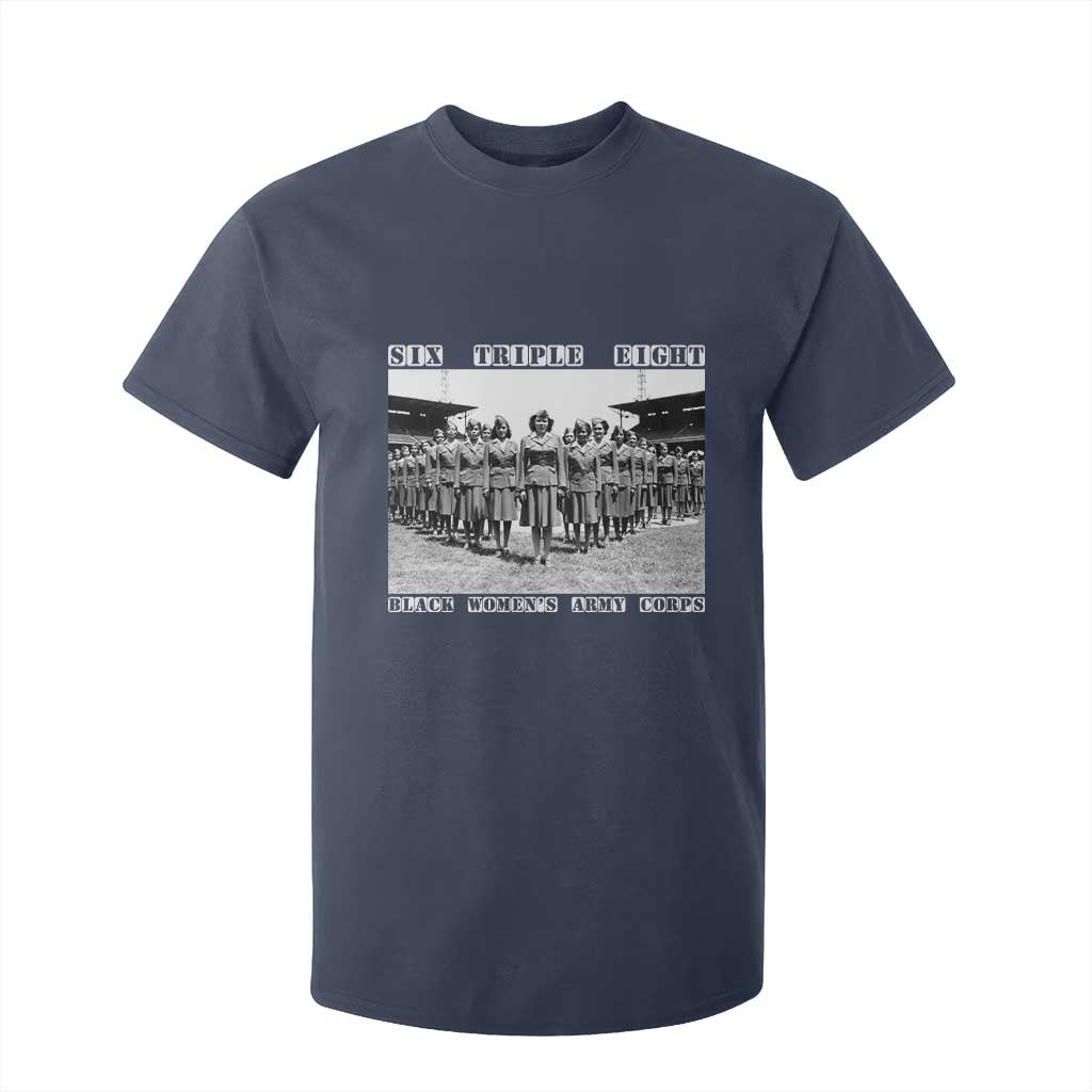 6888th Battalion 6 Triple 8 T Shirt For Kid Black Women's Army Corps