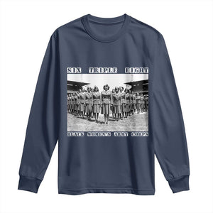 6888th Battalion 6 Triple 8 Long Sleeve Shirt Black Women's Army Corps