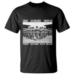 6888th Battalion 6 Triple 8 T Shirt Black Women's Army Corps