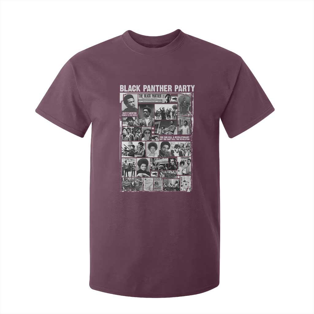 Black Panther Party Legacy T Shirt For Kid Revolutionary Tribute to Huey P Newton Movement - African Pride
