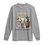 The Big Five South Africa Long Sleeve Shirt Elephant Lion Rhino Buffalo Leopard Animals Safari Wildlife