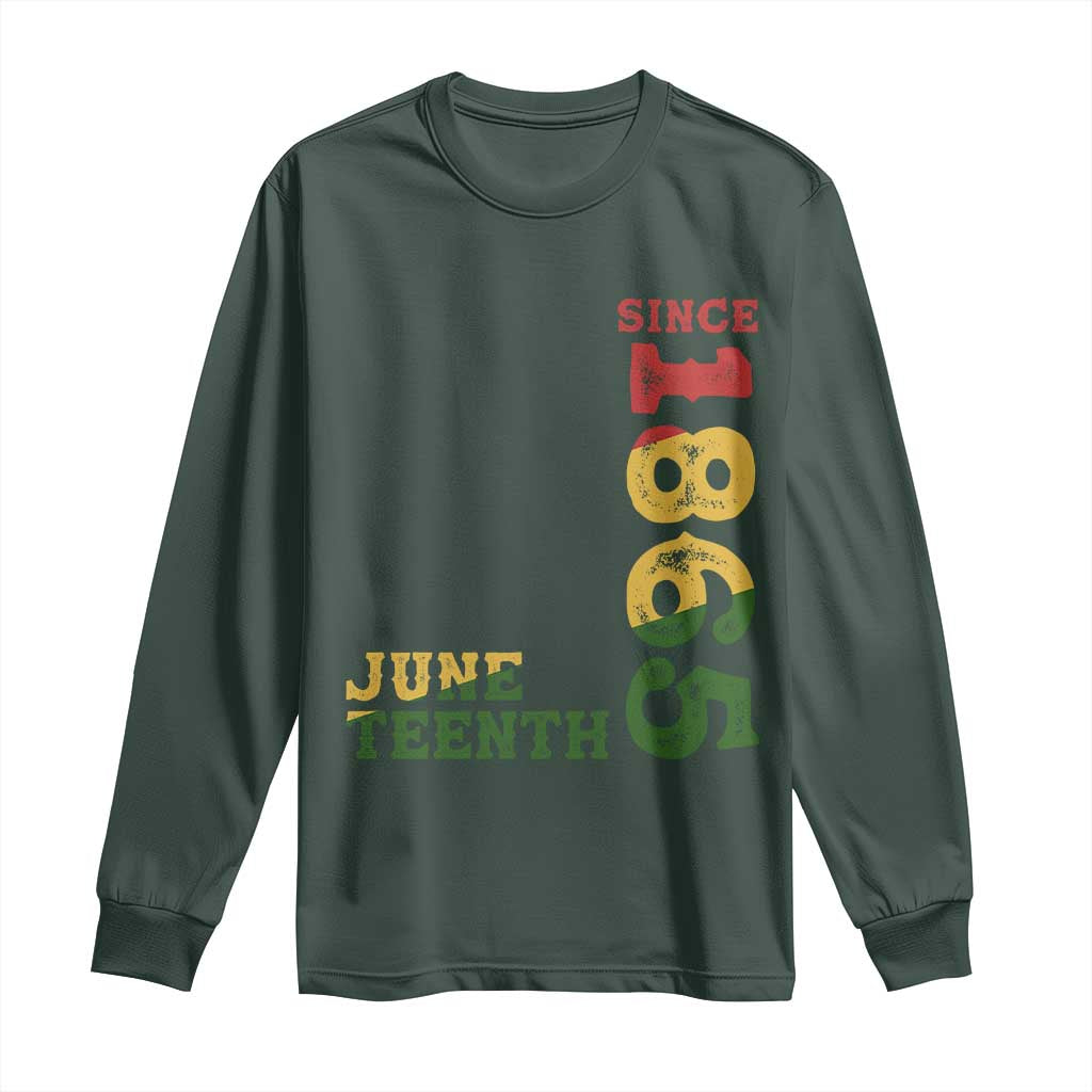 Juneteenth Since 1865 Long Sleeve Shirt Freedom Black History Independence Day