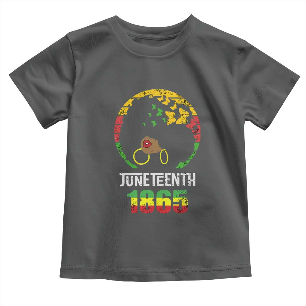 Juneteenth 1865 Baby Shirt Retro Black Woman Pride