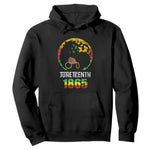 Juneteenth 1865 Hoodie Retro Black Woman Pride