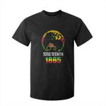 Juneteenth 1865 T Shirt For Kid Retro Black Woman Pride
