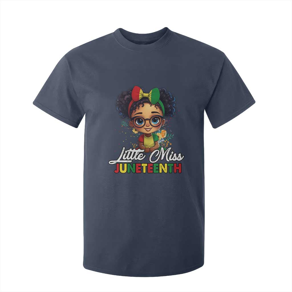 Little Miss Juneteenth T Shirt For Kid Since 1865 Black History