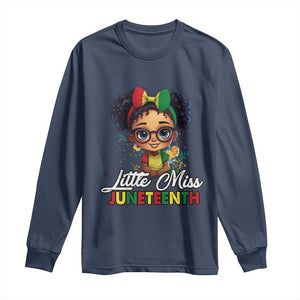 Little Miss Juneteenth Long Sleeve Shirt Since 1865 Black History