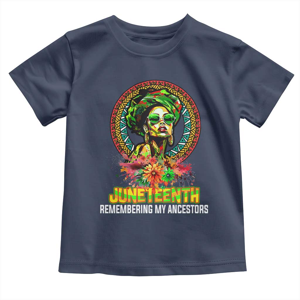 Juneteenth 1865 Baby Shirt Remembering Ancestors African American Woman