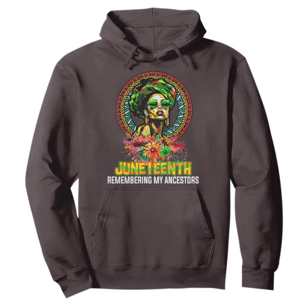 Juneteenth 1865 Hoodie Remembering Ancestors African American Woman