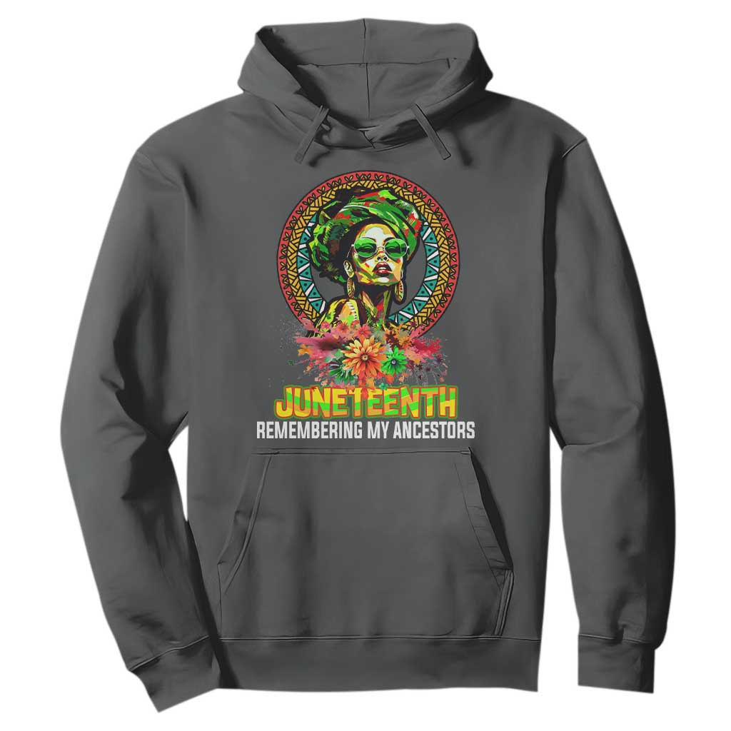 Juneteenth 1865 Hoodie Remembering Ancestors African American Woman