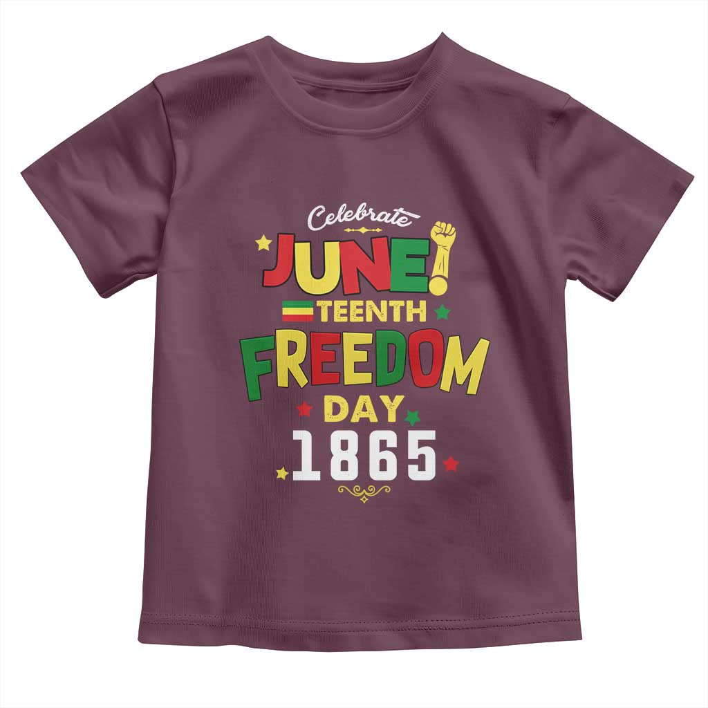 Celebrate Juneteenth 1865 Baby Shirt Freedom Day Black History Independence