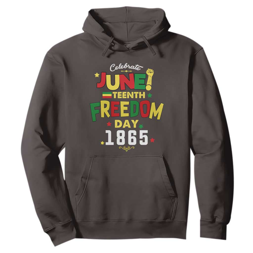 Celebrate Juneteenth 1865 Hoodie Freedom Day Black History Independence