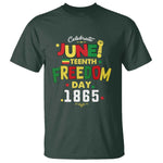 Celebrate Juneteenth 1865 T Shirt Freedom Day Black History Independence