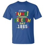 Celebrate Juneteenth 1865 T Shirt Freedom Day Black History Independence