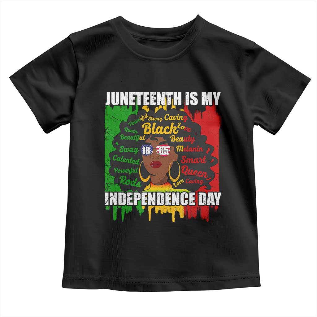 Juneteenth Is My Independence Day Baby Shirt Since 1865 African American Woman