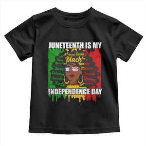 Juneteenth Is My Independence Day Baby Shirt Since 1865 African American Woman