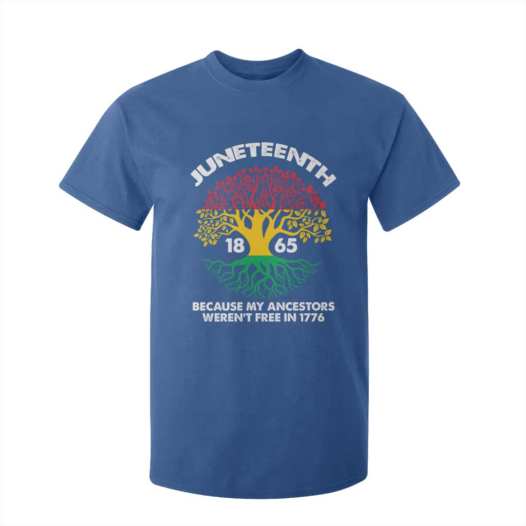 Juneteenth 1865 T Shirt For Kid Because My Ancestor Weren't Free In 1776 African American Roots