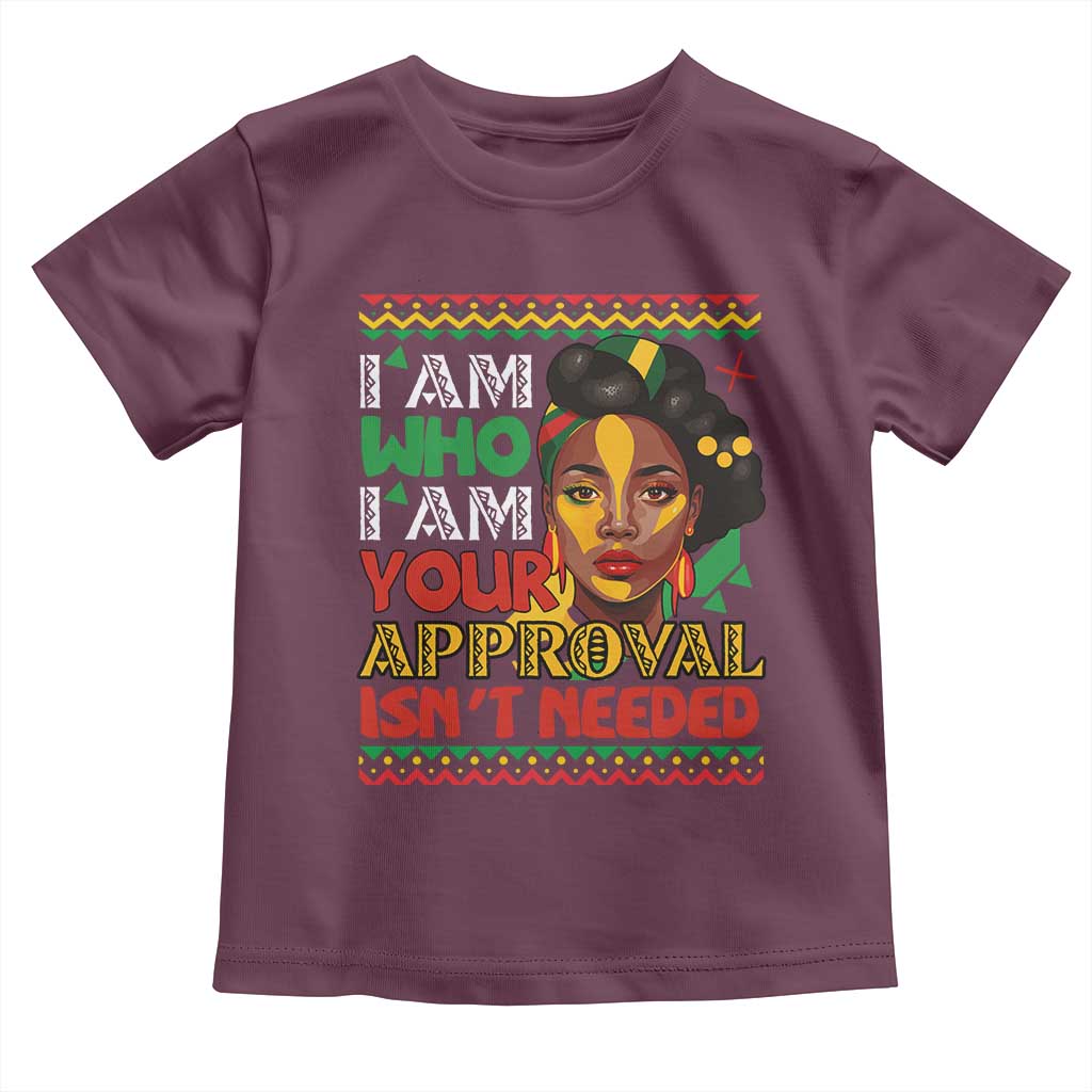 Black Queen Pride Baby Shirt I Am Who I Am Your Approval Isn't Needed