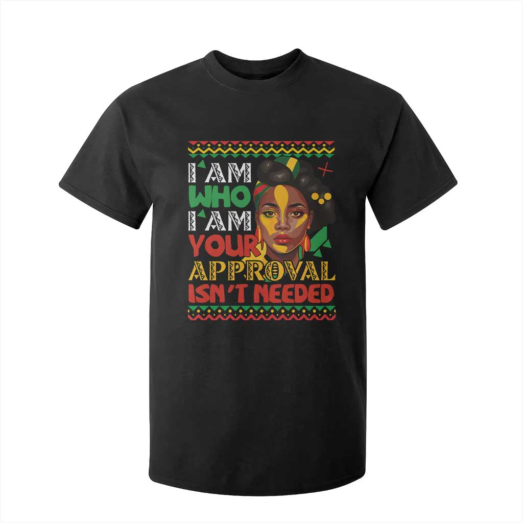 Black Queen Pride T Shirt For Kid I Am Who I Am Your Approval Isn't Needed