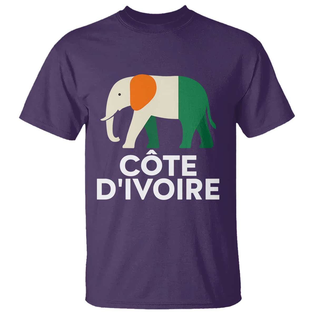 Proud Côte d'Ivoire Elephant Ivory Coast Flag T Shirt Ivorian Pride Retro Souvenir
