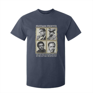 Freedom Fighters Heritage T Shirt For Kid Malcolm X Marcus Garvey Huey P Newton Steve Biko Revolution - African Pride