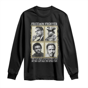 Freedom Fighters Heritage Long Sleeve Shirt Malcolm X Marcus Garvey Huey P Newton Steve Biko Revolution - African Pride