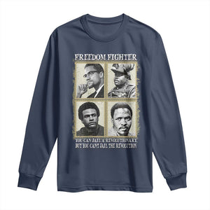 Freedom Fighters Heritage Long Sleeve Shirt Malcolm X Marcus Garvey Huey P Newton Steve Biko Revolution - African Pride