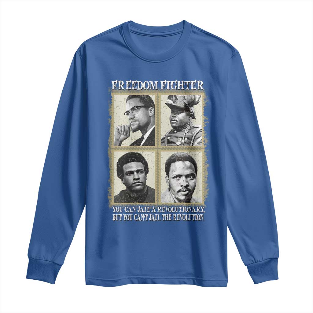 Freedom Fighters Heritage Long Sleeve Shirt Malcolm X Marcus Garvey Huey P Newton Steve Biko Revolution - African Pride