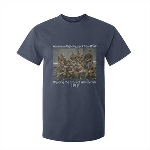 Harlem Hellfighters 1919 WWII Heroes T Shirt For Kid Cross of War Medal African American Black History - African Pride