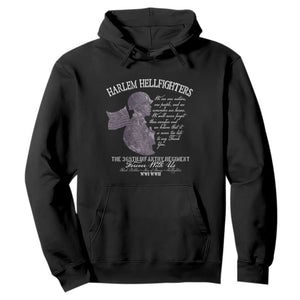 Harlem Hellfighters Tribute Hoodie 369th Infantry Regiment Military Soldiers Vintage - African Pride