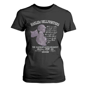 Harlem Hellfighters Tribute T Shirt For Women 369th Infantry Regiment Military Soldiers Vintage - African Pride