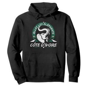 Allez Les Elephants Cote d'Ivoire Soccer Fan Hoodie Ivory Coast Pride Football Lovers