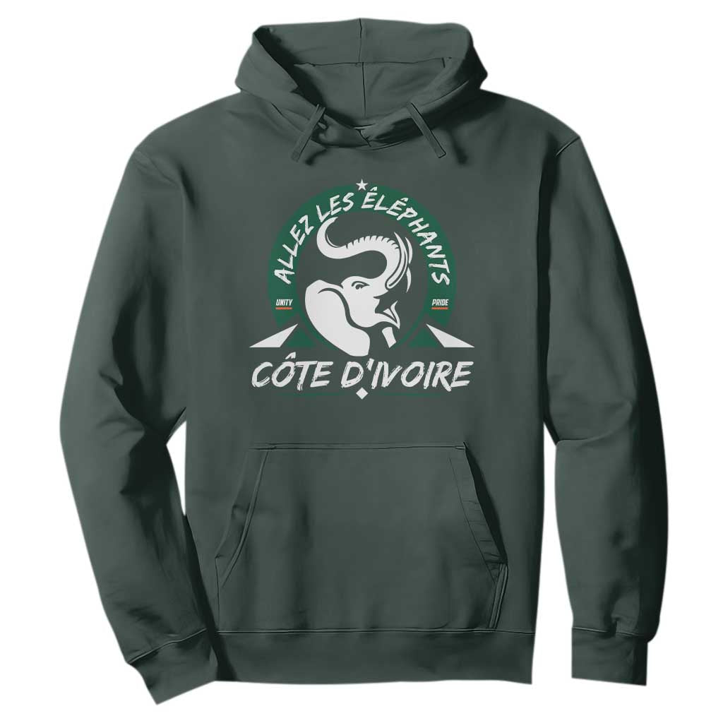 Allez Les Elephants Cote d'Ivoire Soccer Fan Hoodie Ivory Coast Pride Football Lovers