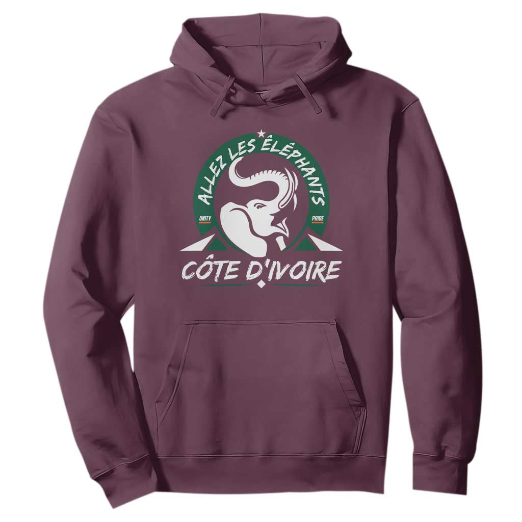Allez Les Elephants Cote d'Ivoire Soccer Fan Hoodie Ivory Coast Pride Football Lovers