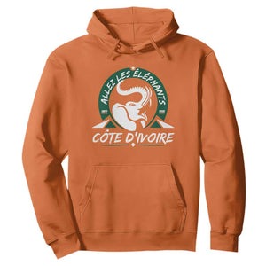 Allez Les Elephants Cote d'Ivoire Soccer Fan Hoodie Ivory Coast Pride Football Lovers