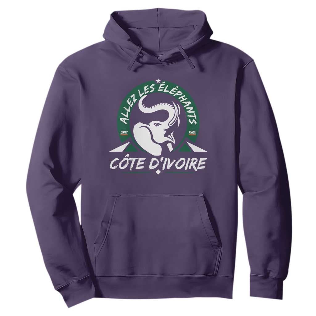 Allez Les Elephants Cote d'Ivoire Soccer Fan Hoodie Ivory Coast Pride Football Lovers