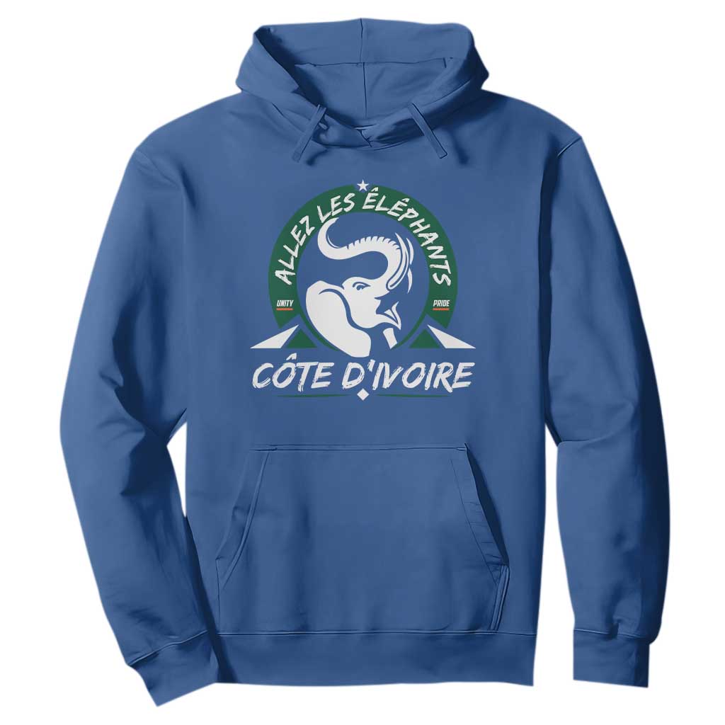 Allez Les Elephants Cote d'Ivoire Soccer Fan Hoodie Ivory Coast Pride Football Lovers