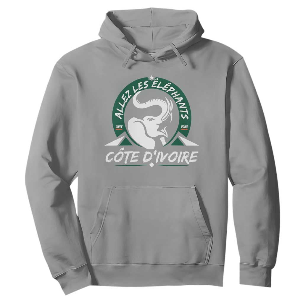 Allez Les Elephants Cote d'Ivoire Soccer Fan Hoodie Ivory Coast Pride Football Lovers