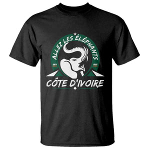 Allez Les Elephants Cote d'Ivoire Soccer Fan T Shirt Ivory Coast Pride Football Lovers