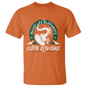 Allez Les Elephants Cote d'Ivoire Soccer Fan T Shirt Ivory Coast Pride Football Lovers
