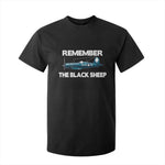 Corsair WWII History T Shirt For Kid Black Sheep Squadron Pilot