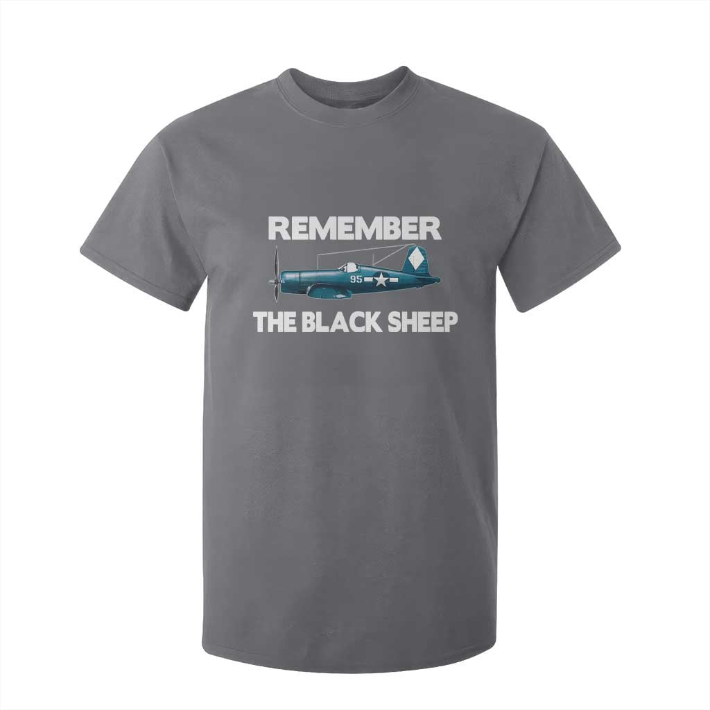Corsair WWII History T Shirt For Kid Black Sheep Squadron Pilot