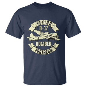 Vintage B-17 Bomber WW2 Aircraft T Shirt Plane Aviation Fighter Airplane Retro Grunge