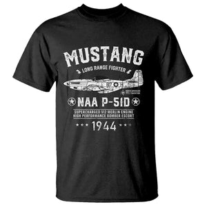 P-51 Mustang T Shirt North American Aviation WW2 P51 Fighter Plane