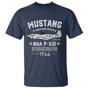 P-51 Mustang T Shirt North American Aviation WW2 P51 Fighter Plane
