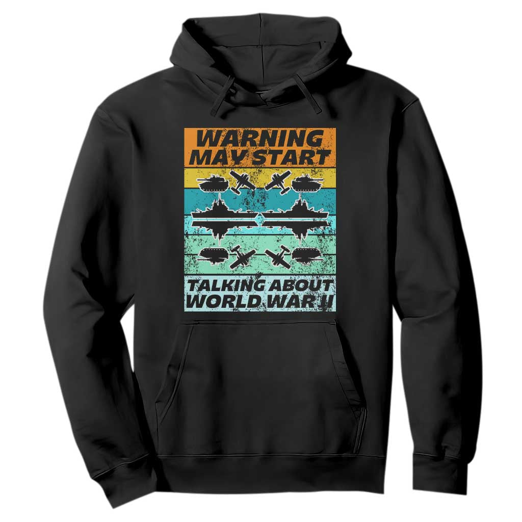 Retro World War 2 Memorabilia Hoodie May Start Talking About WWII WW2 Gear