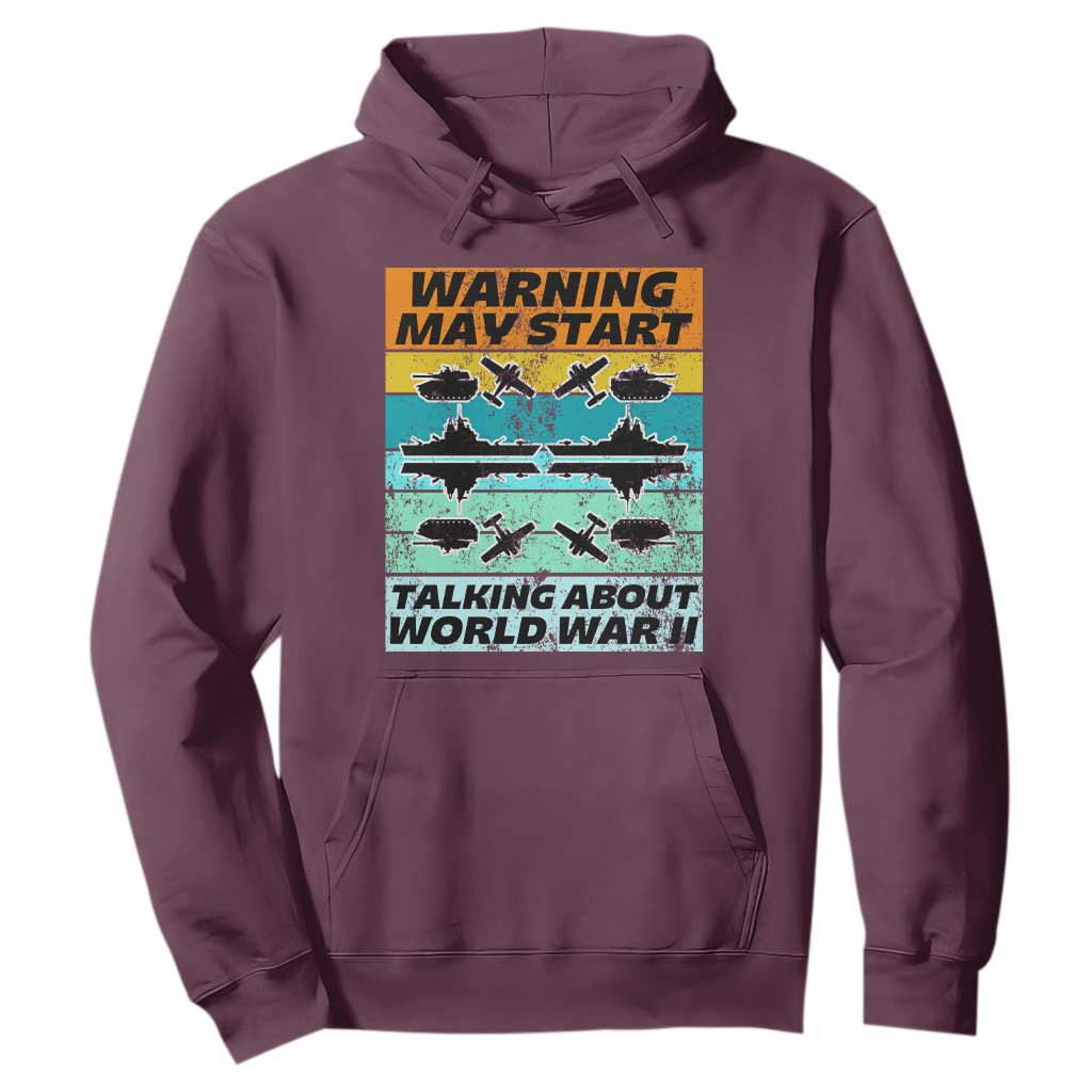 Retro World War 2 Memorabilia Hoodie May Start Talking About WWII WW2 Gear